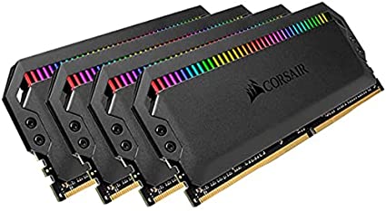 CORSAIR Dominator Platinum RGB 32GB (4x8GB) DDR4 3600 (PC4-28800) C18 1.35V Desktop Memory - Black