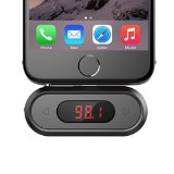 FM Transmitter Doosl FM Transmitter Hands-free Calling Wireless Audio Radio Adapter Car Kit with 35mm Jack for iPhone 6 6 Plus 5S 5C Samsung Galaxy S6 S6 Edge S5 S4 and Other Audio Players