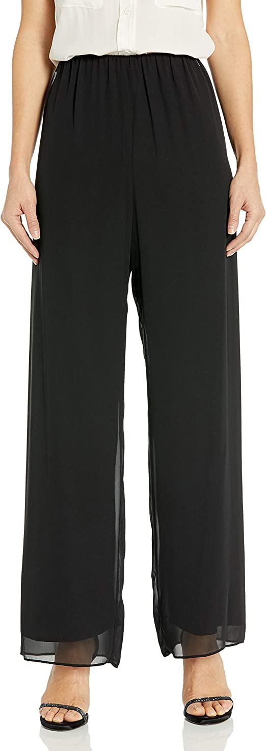 Alex Evenings Women's Full Length Straight Leg Dress Pant (Regular and Petite)