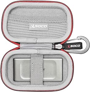 Hard Case for Kingston XS1000R/XS2000/XS1000 SSD 1TB / 2TB / 4TB / 500 GB External Solid State Drive by RLSOCO (Case Only)