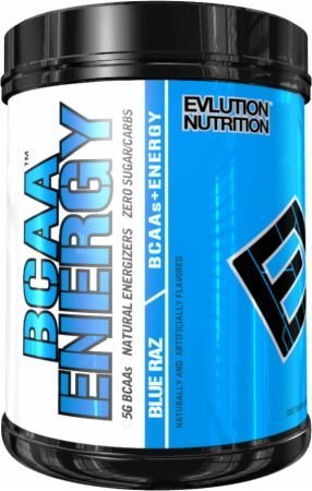 Evlution Nutrition BCAA Energy - Energizing Amino Acid for Muscle Building, Recovery, and Endurance (70 Servings, Blue Raz)