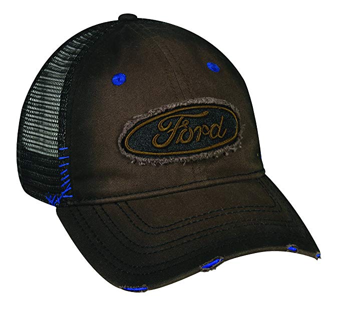 Outdoor Cap 6 Panel Ford Logo Cap Brown/Black