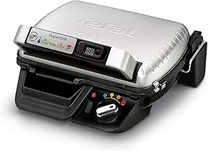 Tefal SuperGrill 2000 Watt Elektrogrill Elektrogrill Aluminium 320 x 240 mm