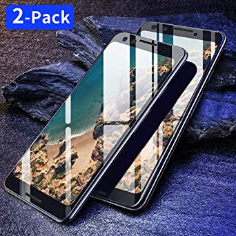 Screen Protector Compatible Google Pixel 3, [2-Pack] Ainope Tempered Glass Screen Protector Full-Coverage 0.33mm Compatible for Google Pixel 3 [Case Friendly] Anti-Fingerprint