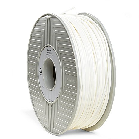 Verbatim PLA 3D Filament 3mm 1kg Reel-White (55260)