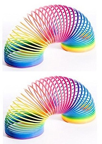 Plastic Rainbow Spring - 2 Pack