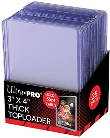 Ultra Pro 3" X 4" Action Packed 55PT Toploader 25ct