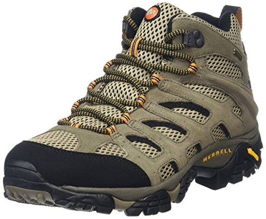 Merrell Men's Moab Mid Gore-Tex High Rise Hiking Shoes