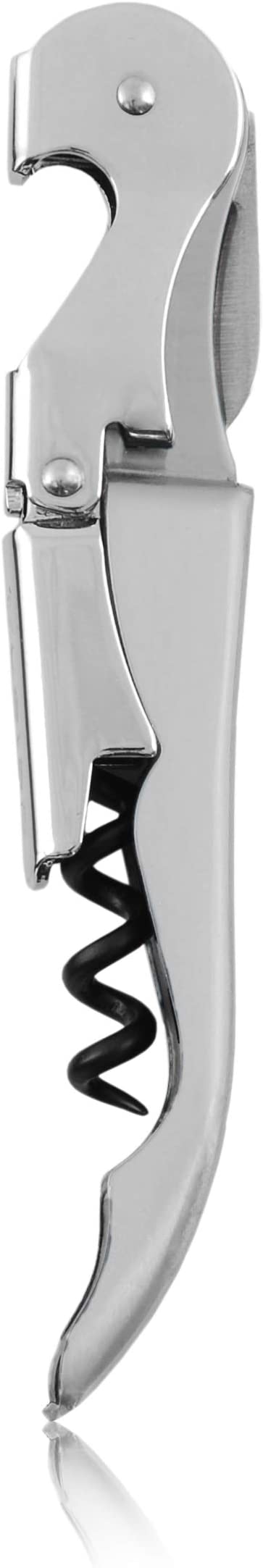 Truetap Stainless Steel Double Hinged Waiter's Corkscrew by True