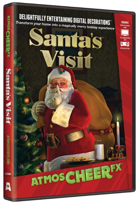 AtmosCHEERfx Santa's Visit Holiday Digital Decorations
