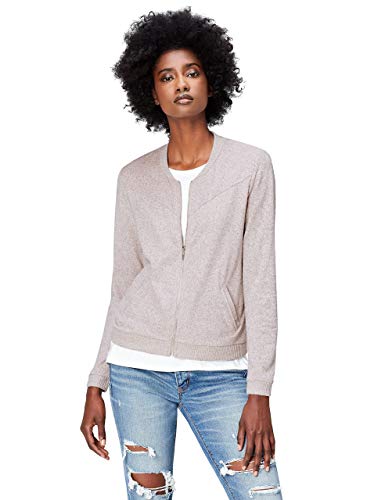 Amazon Brand - find. Women's Supersoft Cardigan in Jersey Bomber Style