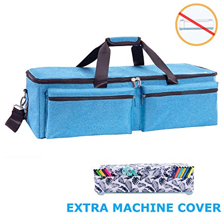 KGMcare Carrying Bag Compatible with Cricut Explore Air and Maker, Waterproof Tote Bag Compatible with Cricut Explore Air and Supplies- (Blue)