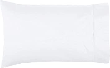Trend Bedding Mart Oversize Pillow Case Extra Large Fits Even The Fluffiest Pillows Including The Pancake Pillow Extra Tall Pillowcase Luxury 100% Egyptian Cotton 600 Thread Count(Queen, White)