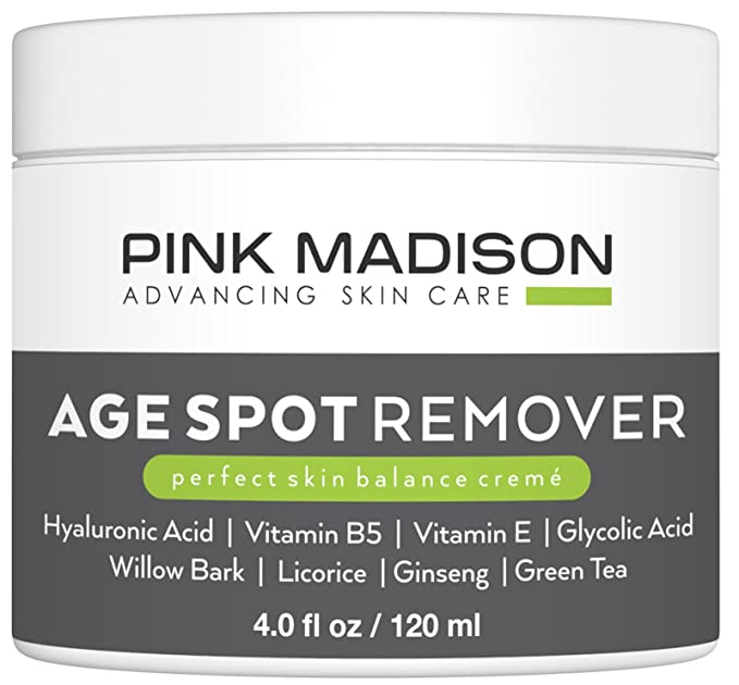 Age Spot Remover Cream for Face Hands Neck. Dark Spot Corrector for Men Women.