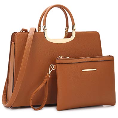 Women's Fashion Handbag Ladies Tote Shoulder Bags Satchel Purse Top Handle Work Bag with Matching Wallet