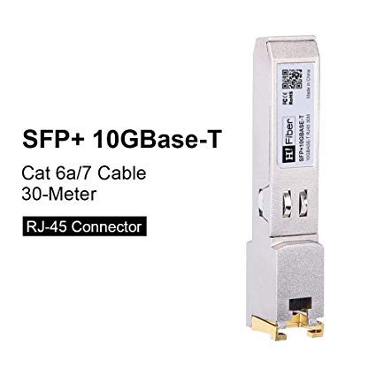 SFP 10GBASE-T Transceiver Copper RJ45 Module Compatible Cisco, Reach 30m