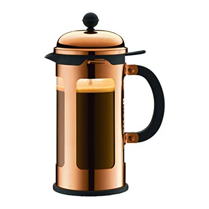 Bodum 11172-18 8 Cup Chambord French Press Coffee Maker, 34 oz, Copper