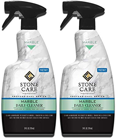 Stone Care International Marble Daily Cleaner - 24 Ounce (2 Pack) - Clean and Polish Your Marble Countertop Island and Stone Surface