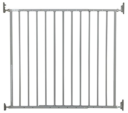 Stork Craft Easy Walk-Thru Metal Safety Gate, Gray