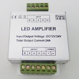 LEDENET RGBW Amplifier 24A Data Signal Repeater 4CH Channels Circuit Aluminum Shell For RGBWW LED Lights Strip 12V 24V