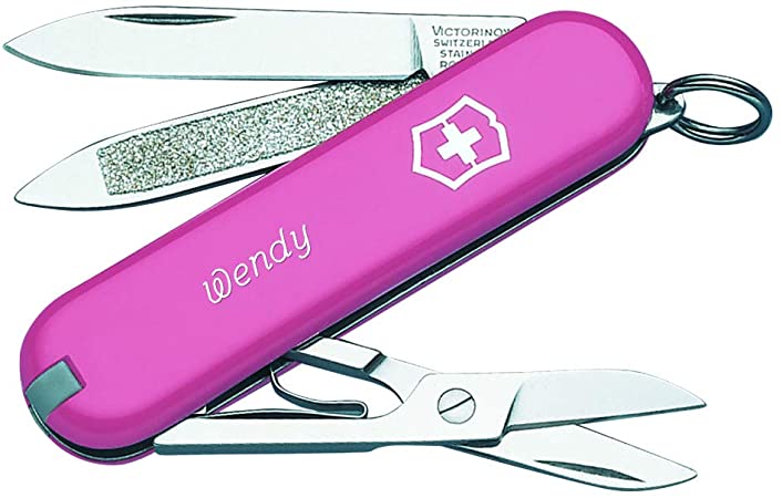 Personalized Pink Classic SD Swiss Army Knife by Victorinox