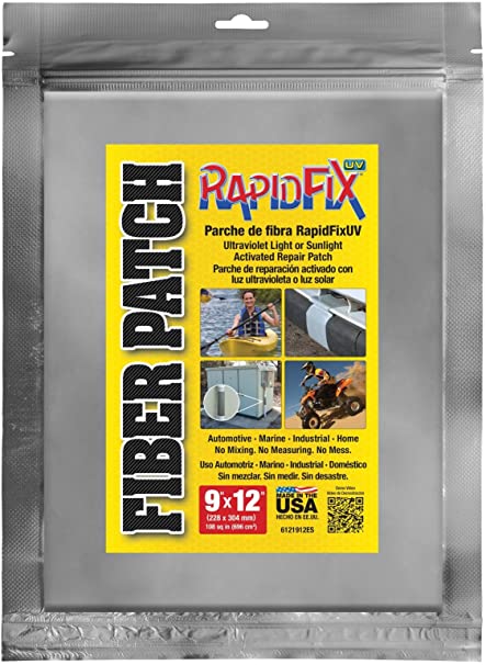 RapidFix UV Fiber Repair Patch 9"x 12", 6121912ES