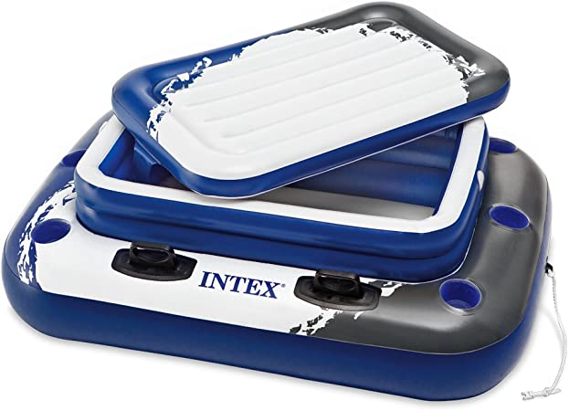 Intex Mega Chill II, Inflatable Floating Cooler, 48" X 38"