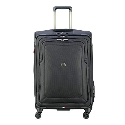 Delsey Luggage Cruise Lite Softside 25" Exp. Spinner Suiter Trolley, Black