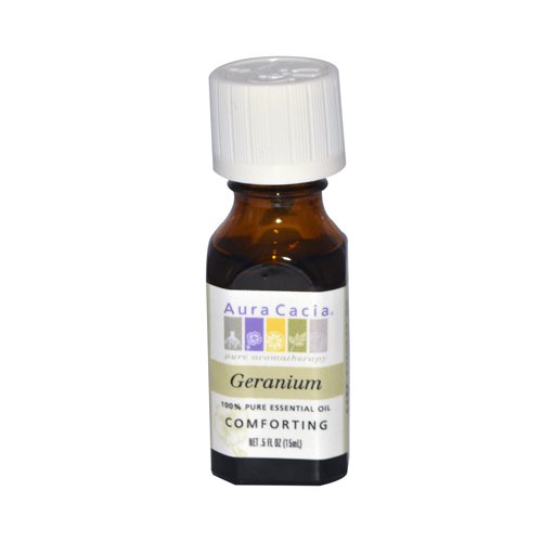 Aura Cacia - Essential Oil, Geranium, 0.5 oz
