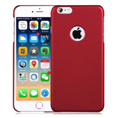 iPhone 6 Case RAONHAZE Exact-Fit Slim Soft Finish Coated Hard Case - 47 inch Premium Matte Non-Slip Surface Case - Compatible with iPhone 6S RED