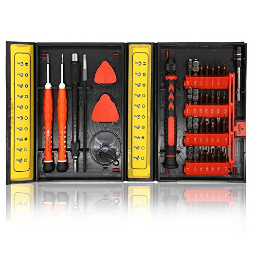 Kingsdun 38-Piece Precision Screwdriver Set with Socket Set and Phillips, Slotted, Torx Screw Driver Bits, Repair Tool Kit for iPad,iPhone,Computer & Other Electronic Devices