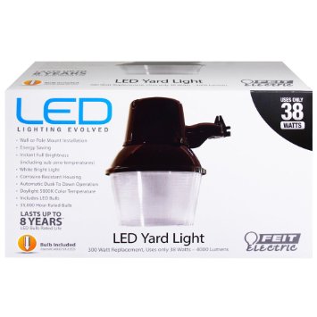 Feit 73995 300W Replacement 5000K Non-Dimmable LED Yard Light