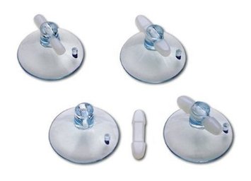 Cruiser Accessories 78410 Suction Cups,  Clear, 4 pack