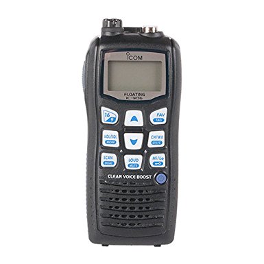 Icom M36 01 Floating Handheld 6W Marine Radio with Clear Voice Audio