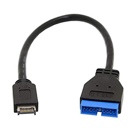 Goliton USB 3.1 Front Panel Header to USB 3.0 20Pin Header Extension Cable 20cm for ASUS Motherboard