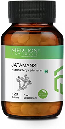 MERLION NATURALS Jatamansi Tablets Nardostachys jatamansi | 500mg (120 Tablets)