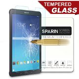 Galaxy Tab E 96 Screen Protector Tempered Glass SPARIN Ultra Clear High Definition Tempered Glass Screen Protector for Samsung Galaxy Tab E 96 Inch 2015 Version