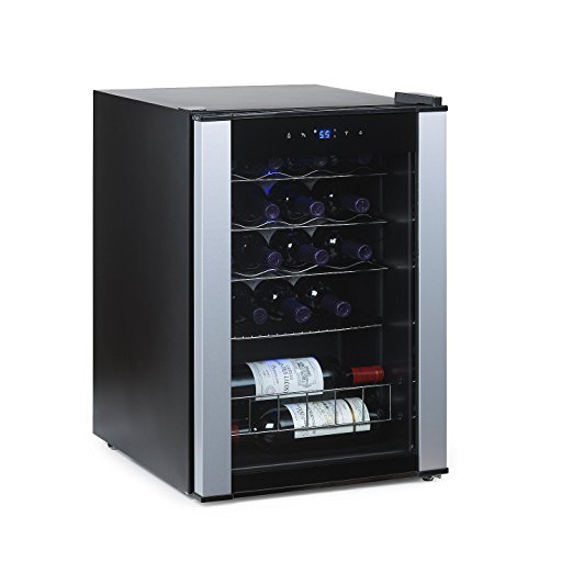 Wine Enthusiast 268 68 20 01 20-Bottle Evolution Series Wine Cooler, Stainless Trim