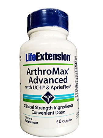 Arthromax Advanced with UC-II and AprèsFlex 60 Capsules (Pack of 2)