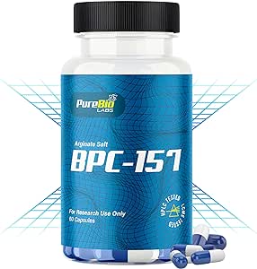 Pure Bio Labs Elite BP-C157 Peptide Compound for Enhanced Muscle Repair & Gut Health, Premium Quality, Made in USA - 60 Wellness Capsules