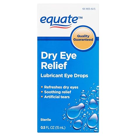 Equate: Sterile Artificial Tears Lubricant Eye Drops, .5 fl oz by Equate