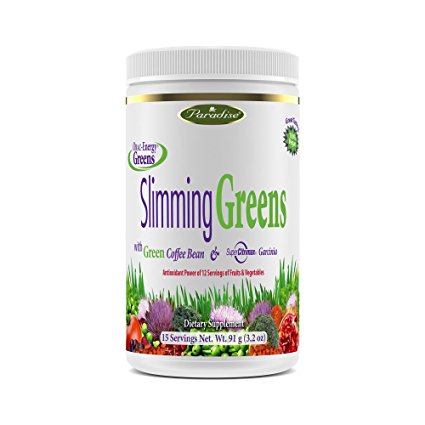 Paradise Herbs Orac Energy, Slimming Greens, 6.4 Ounce