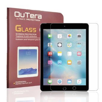 [Life Warraty]iPad 2 / 3 /4 Glass Screen Protector, OuTera 0.26mm 9H Tempered Glass Screen Protector for iPad 2/3/4 New Apple iPad with Retina display,Premium Crystal Clear 9H Hardness
