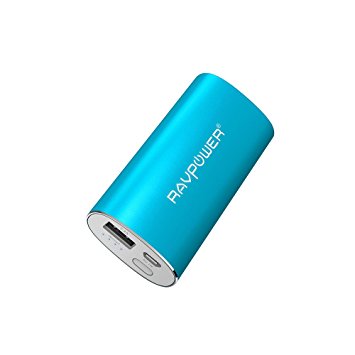 Chargeur Portable RAVPower 6700mAh Batterie Externe Power Bank with iSmart Technology 2.4A Output, 2A Input For iPhone, iPad, Android, Galaxy, Windows Smartphone - Blue