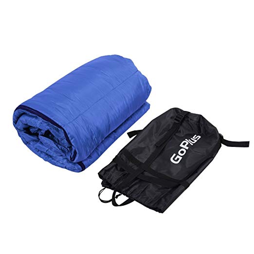 Goplus New Mummy Waterproof Outdoor Sleeping Bag Camping Travel Hiking W/Carrying Bag