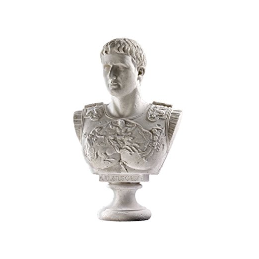 Design Toscano Caesar Augustus of Prima Porta Grand-Scale Sculptural Bust
