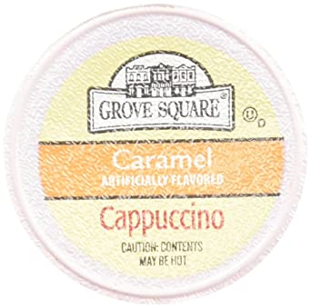 Grove Square Caramel Cappuccino 96 Single Serve Cups