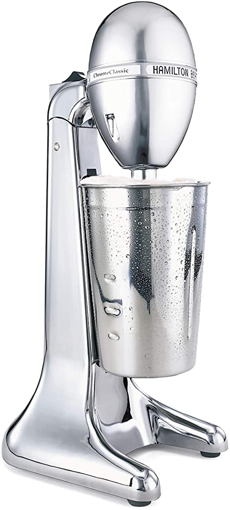 Hamilton Beach 730C DrinkMaster Classic Drink Mixer, 28 oz Mixing Cup, Chrome