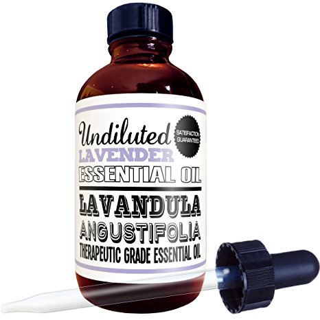 Lavender Oil Premium Therapeutic Grade 4 Ounce Essential Oil For Aromatherapy With Free Dropper And Ebook