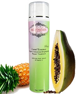 NEW!!! Lumi'Essence Body Organic Advanced Brightening Repair Treatment with Kojic Acid, Arbutin & Vitamin C, 150 ml